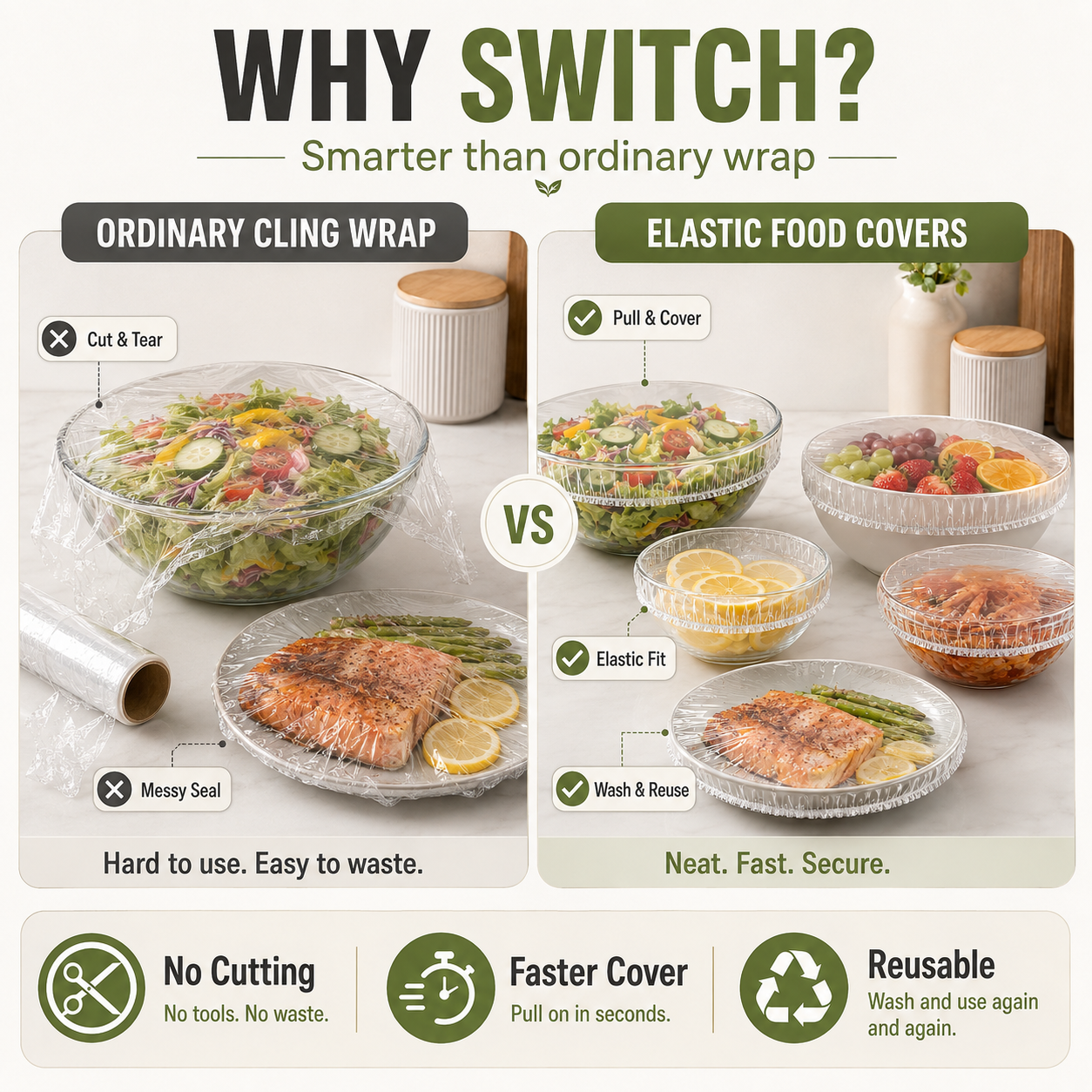 🔥Limited Time Buy One Get One Free!🔥Disposable Food Covers Fresh Keeping Bags