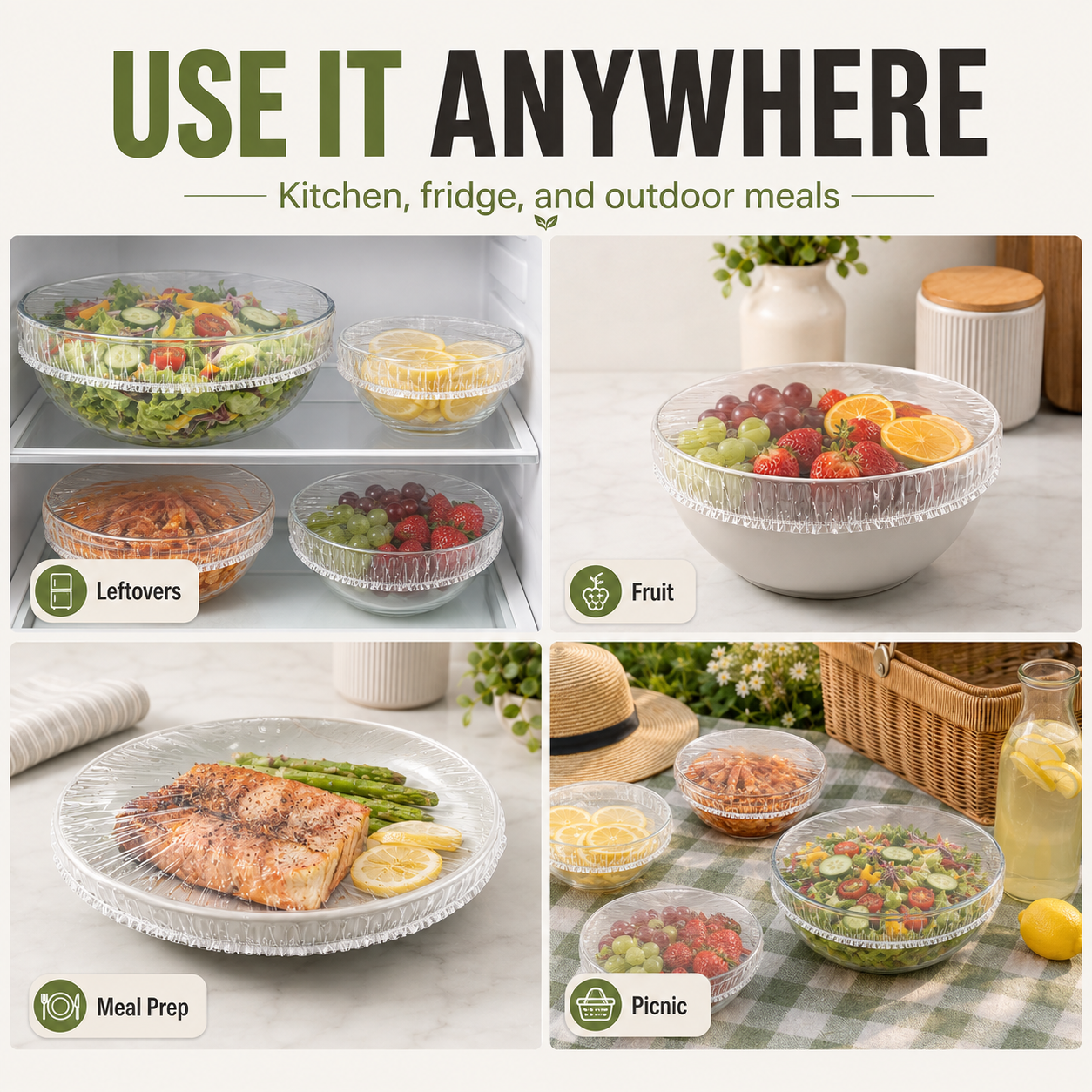 🔥Limited Time Buy One Get One Free!🔥Disposable Food Covers Fresh Keeping Bags