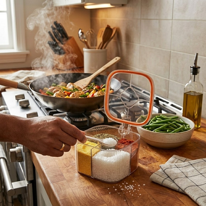 Premium Five-in-One Integrated Condiment Organizer