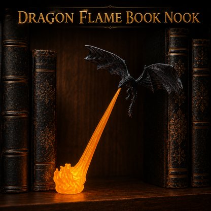 Dragon Flame Book Nook