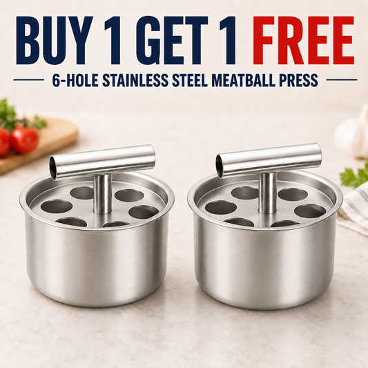 🔥Limited Time Buy One Get One Free!🔥Stainless Steel Meatball Press.
