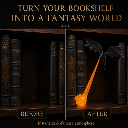 Dragon Flame Book Nook