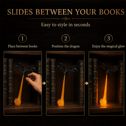 Dragon Flame Book Nook