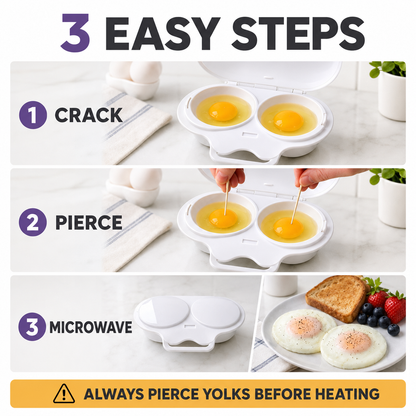 🔥Limited Time Buy More Get More Free!🎁Microwave Egg Poacher