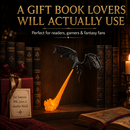 Dragon Flame Book Nook