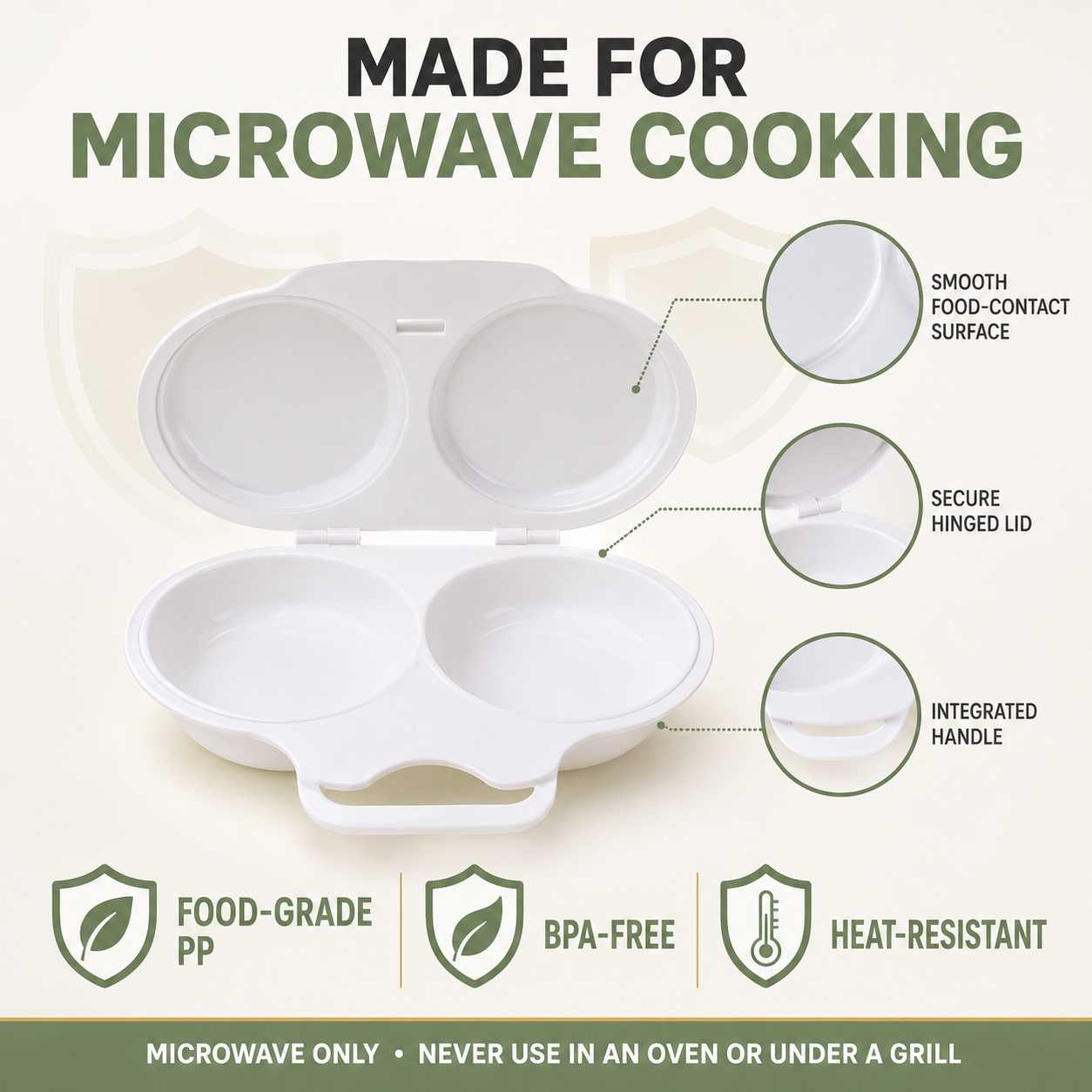 🔥Limited Time Buy More Get More Free!🎁Microwave Egg Poacher