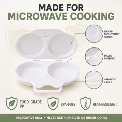 🔥Limited Time Buy More Get More Free!🎁Microwave Egg Poacher