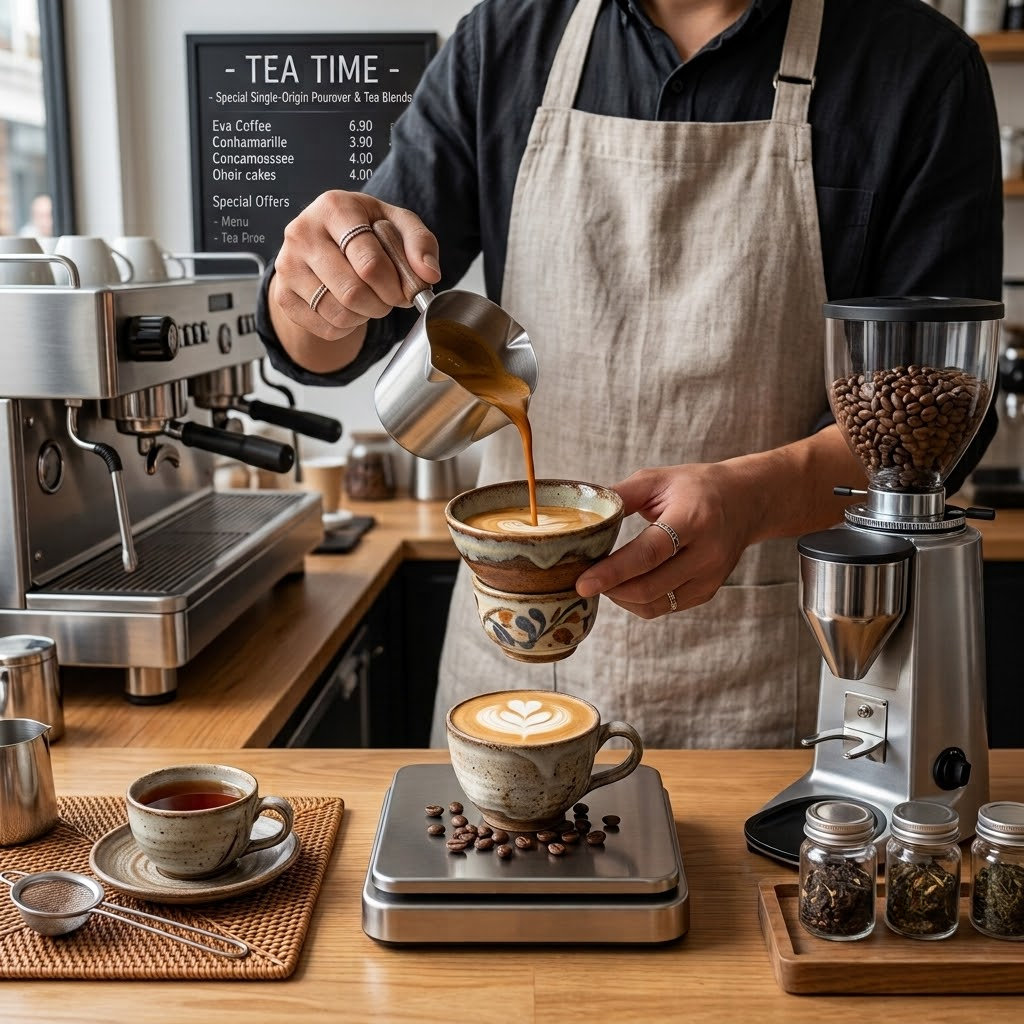 Premium Dual-Spout Espresso Measuring Cup