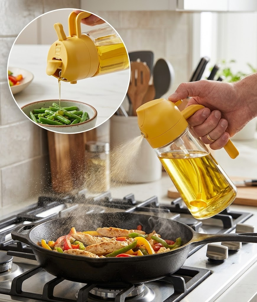 Premium Two-in-One Dual-Function Oil Dispenser