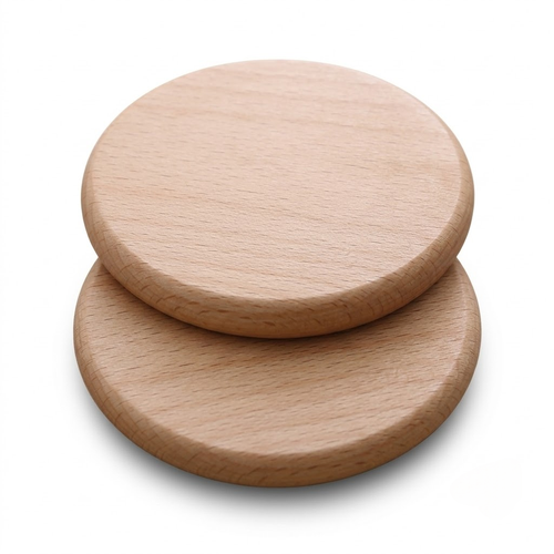 Premium Hand-Crafted Solid Wood Coaster