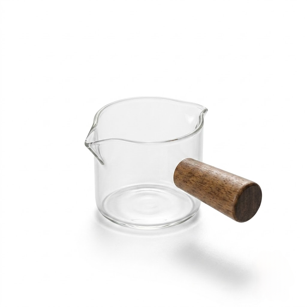 Premium Dual-Spout Espresso Measuring Glass