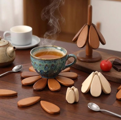 Premium Tree-Shaped Desktop Hot Pad Set